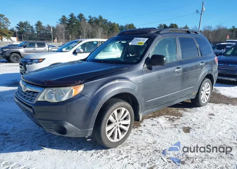 2011 Subaru Forester 2.5X Premium from USA, damaged, VIN JF2SHADC7BH764901